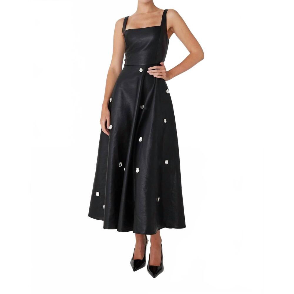 NEW JS71 lexia maxi dress in black